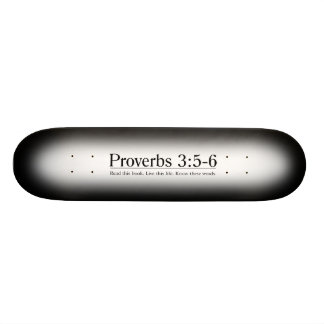 Läs bibelProverbs3:5 - 6 Mini Skateboard Bräda 18,7 Cm