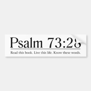 Läs bibelPsalm73:28 Bildekal