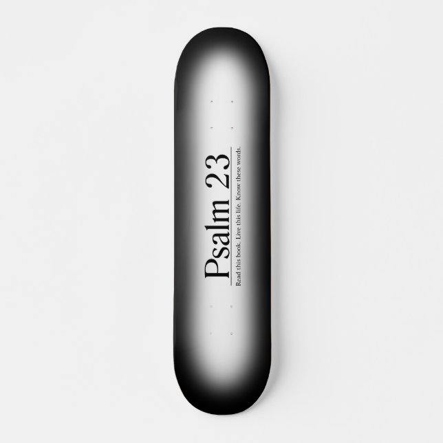 Läs bibelpsalmen 23 skateboard bräda 20 cm (Framsida)