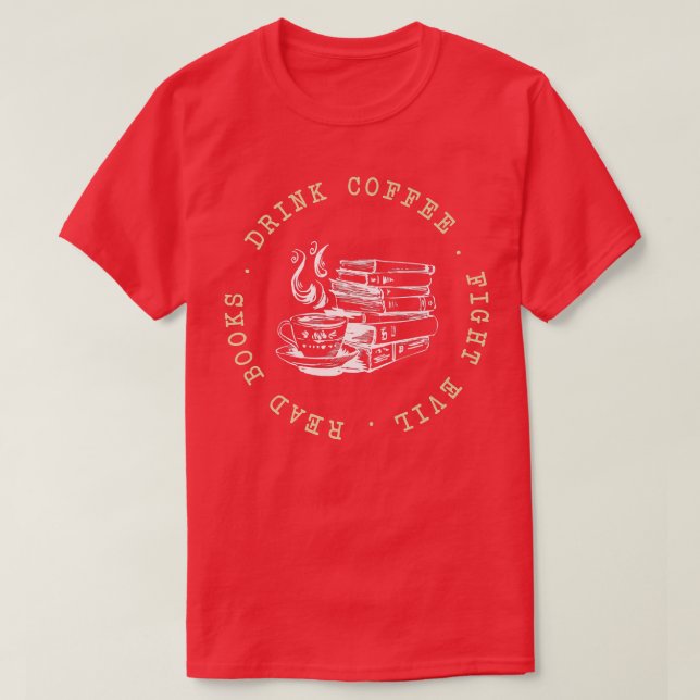Läs böcker t shirt (Design framsida)