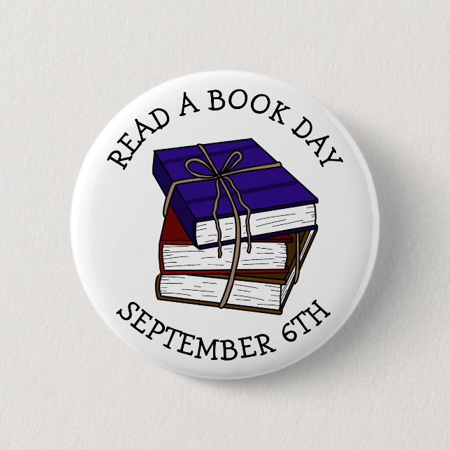 Läs Bok-dagen september 6e Knapp (Framsida)