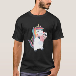 Läs- bok för Unicorn hur man tror i dig T Shirt