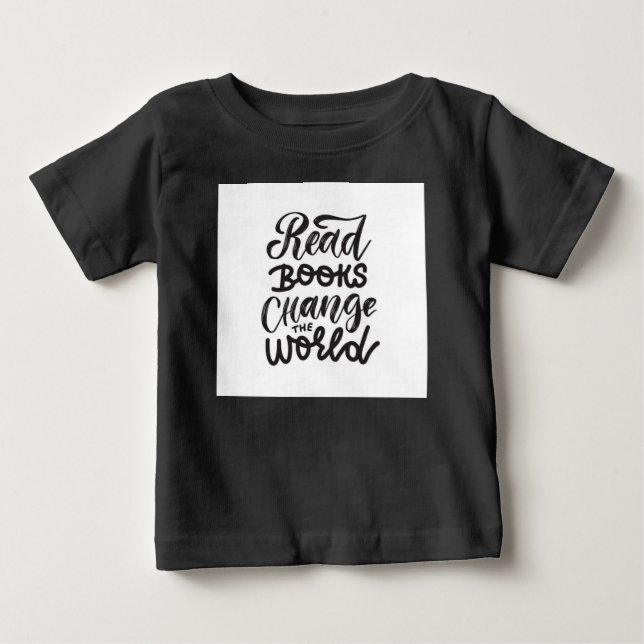 LÄS BOKAR CHANGE WORLD Shirt T (Framsida)