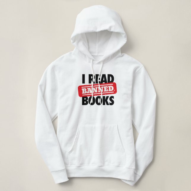 Läs Bokar Sweatshirt Hoodie T Shirt (Design framsida)