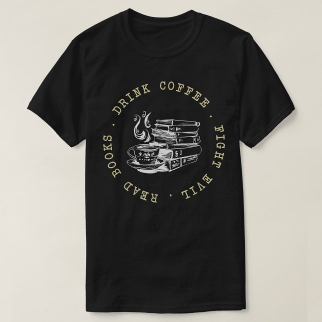 Läs Bokar T Shirt (Design framsida)