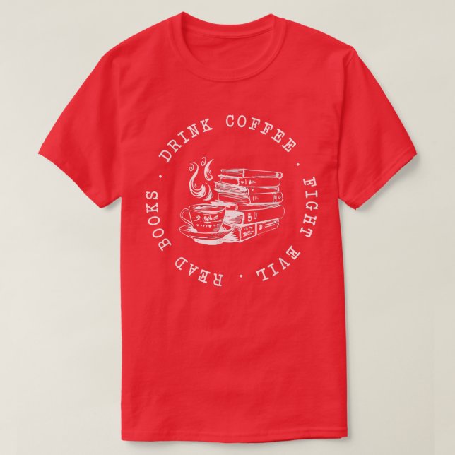 Läs Bokar T Shirt (Design framsida)