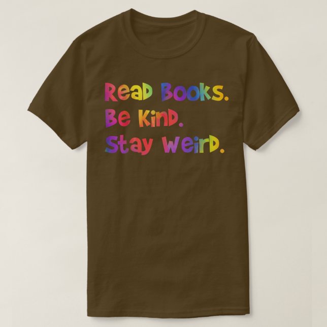 Läs Bokar T Shirt (Design framsida)