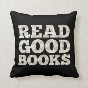 Läs Bra Bokar Pillow, homeschool, back to school Kudde