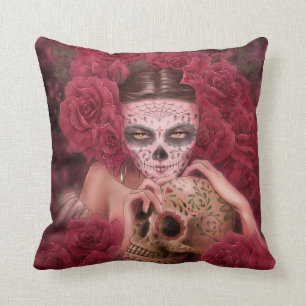 Las Calaveras dekorativ kudde
