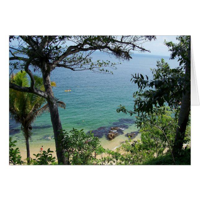 Las Caletas Hälsningskort (Framsidan Horizontal)