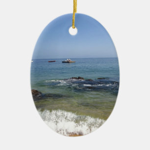 Las Caletas strand på Puerto Vallarta, Mexico Julgransprydnad Keramik