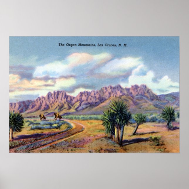 Las Cruces New mexico Organ Mountains Poster (Framsidan)