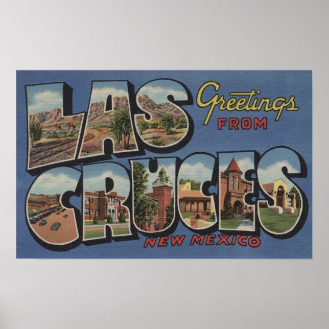 Las Cruces, New mexico - Stora Brev Scenes 2 Poster (Framsidan)