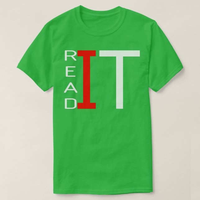 Läs den 4 t shirt (Design framsida)