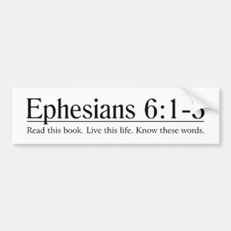 Läs den bibelEphesians 6:1 - 3 Bildekal