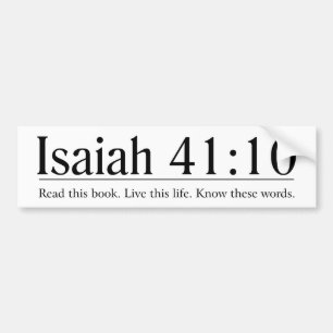 Läs den bibelIsaiah 41:10 Bildekal