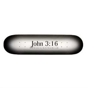 Läs den bibelJohn 3:16 Skateboard Bräda 20 Cm