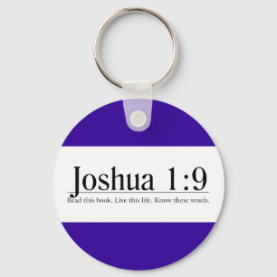 Läs den bibelJoshua 1:9 Nyckelring