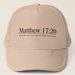 Läs den bibelMatthew 17:20 Truckerkeps