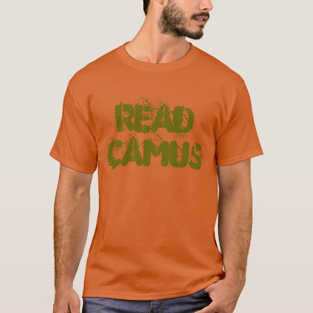 "Läs den Camus" t-skjortan Tee Shirt (Framsida)