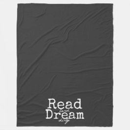 Läs den hårda drömmen smutsar ner ullfilten fleecefilt