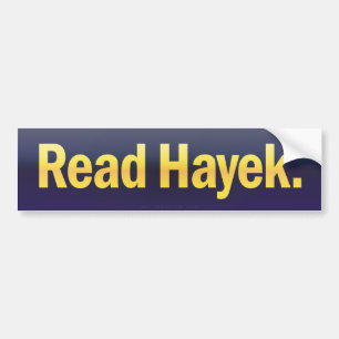 Läs den Hayek bildekalet Bildekal
