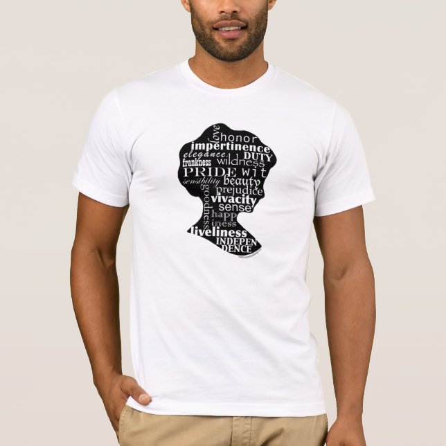Läs den Jane Austen T-tröja Tee (Framsida)