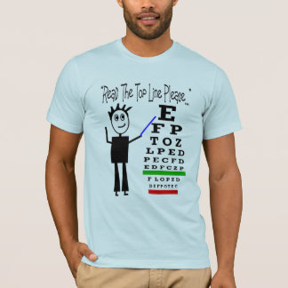 "Läs det bästa fodrar behar",--Ögat kartlägger T Shirt