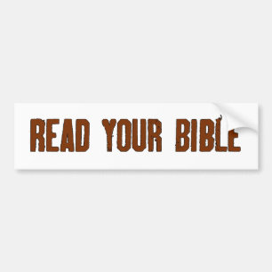 Läs din bibel bildekal