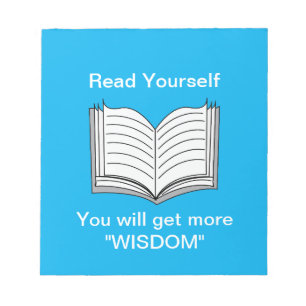 Läs din egen inspirationsoffert anteckningsblock