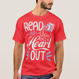 Läs ditt hjärta ur Bok Älskare Reading Lacher Boo T Shirt