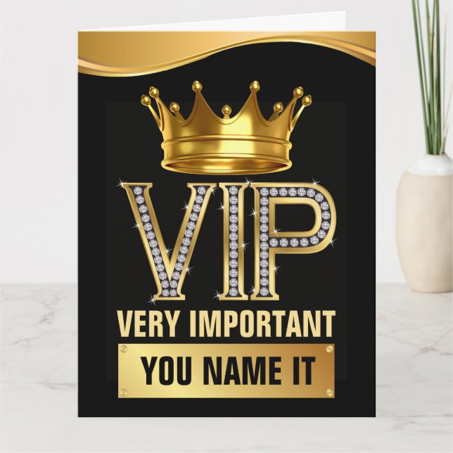 LÄS: DU Döp det VIP Kort (Framsida)