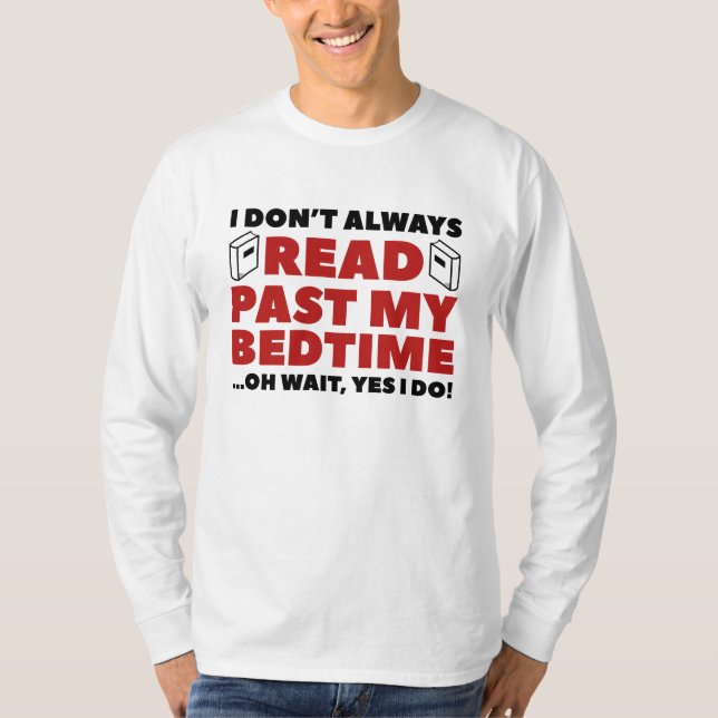 Läs Efter Min Sänggåt T Shirt (Framsida)