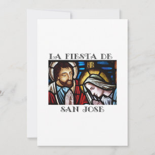 Las Fiesta de San Jose Greeting Card St. Joseph's Julkort