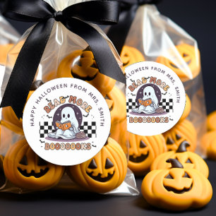 Läs fler böcker Halloween Treat Bag Sticker Runt Klistermärke