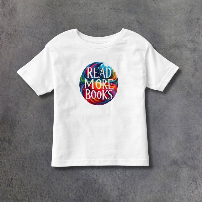 Läs Fler Böcker Vänligen! Färgrik T Shirt (Skapare uppladdad)