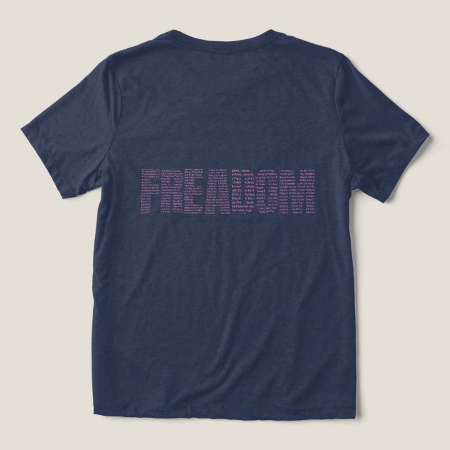 Läs fler förbjudna böcker t shirt (Design Baksida)