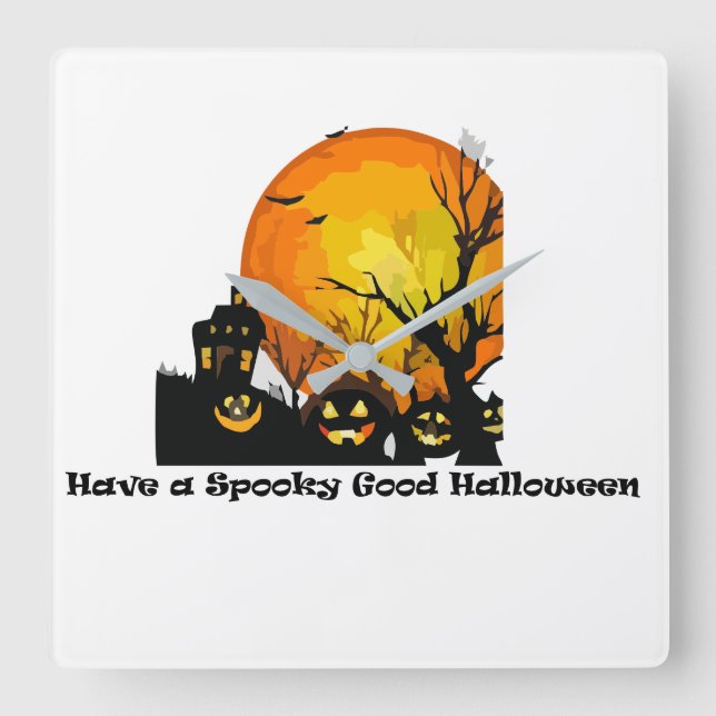 Lås för akrylvägg fyrkantig klocka (Framsida)