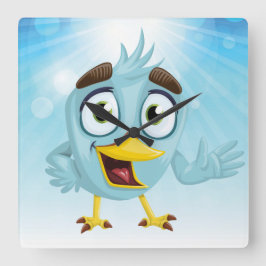 Lås för akrylvägg fyrkantig klocka