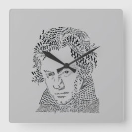 Lås för akrylvägg fyrkantig klocka