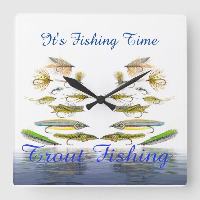 Lås för akrylvägg fyrkantig klocka (Framsida)