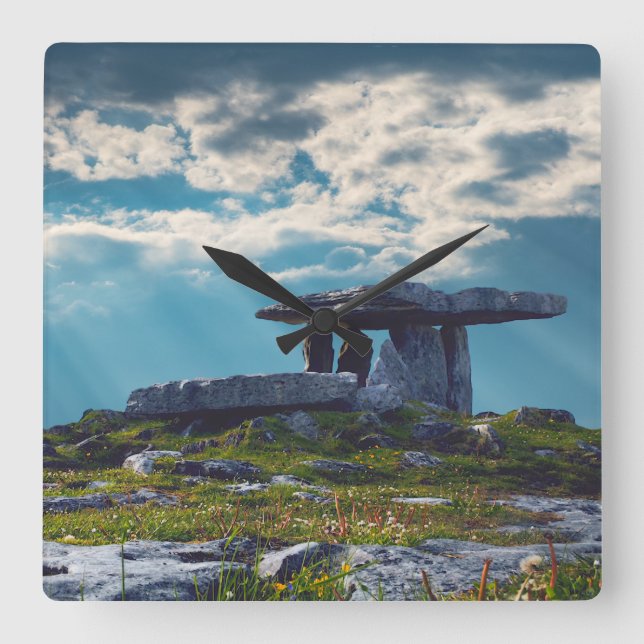 Lås för akrylvägg fyrkantig klocka (Framsida)