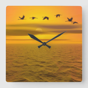 Lås för akrylvägg fyrkantig klocka