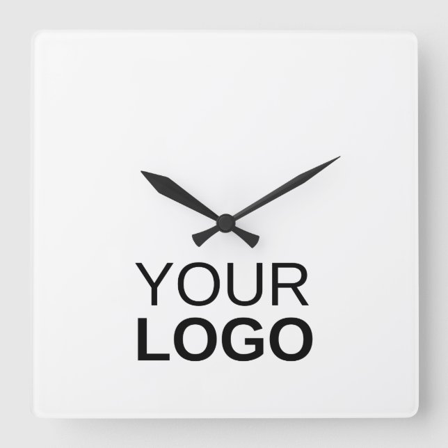 Lås för akrylvägg fyrkantig klocka (Framsida)