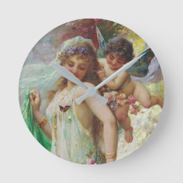 Lås för akrylvägg rund klocka