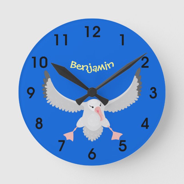 Lås för akrylvägg rund klocka (Framsida)