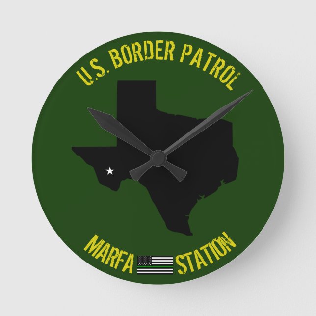 Lås för akrylvägg rund klocka (Framsida)