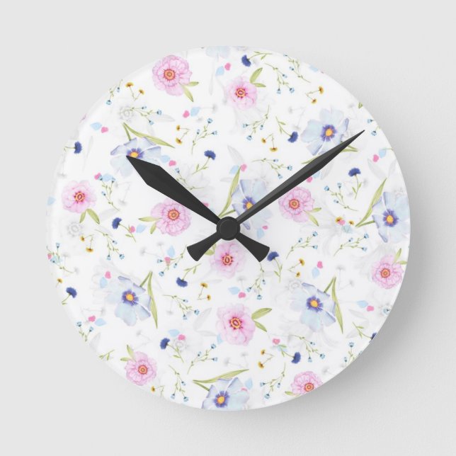 Lås för akrylvägg rund klocka (Framsida)