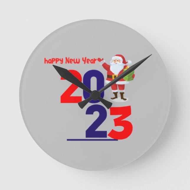 Lås för akrylvägg rund klocka (Framsida)