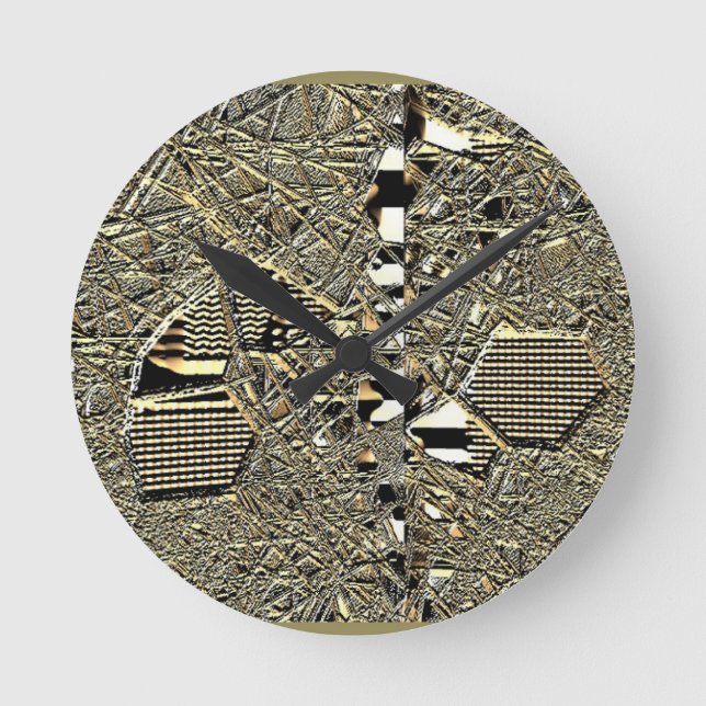  Lås för akrylvägg Rund Klocka (Framsida)